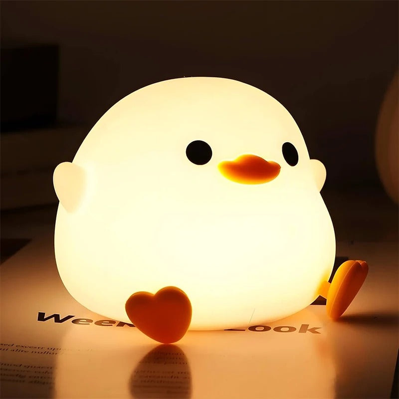 Kids Squishy DoDo Duck LED Night Light