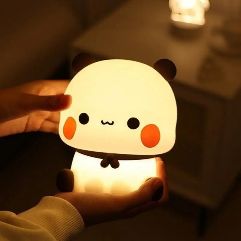 Kids Squishy Panda Led Night Light