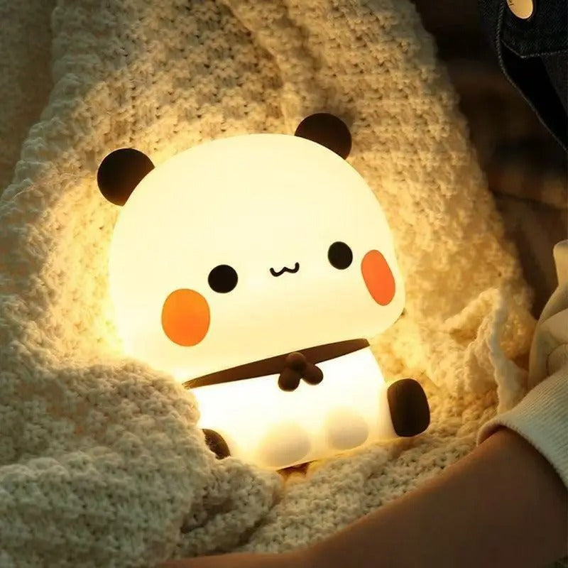 Kids Squishy Panda Led Night Light