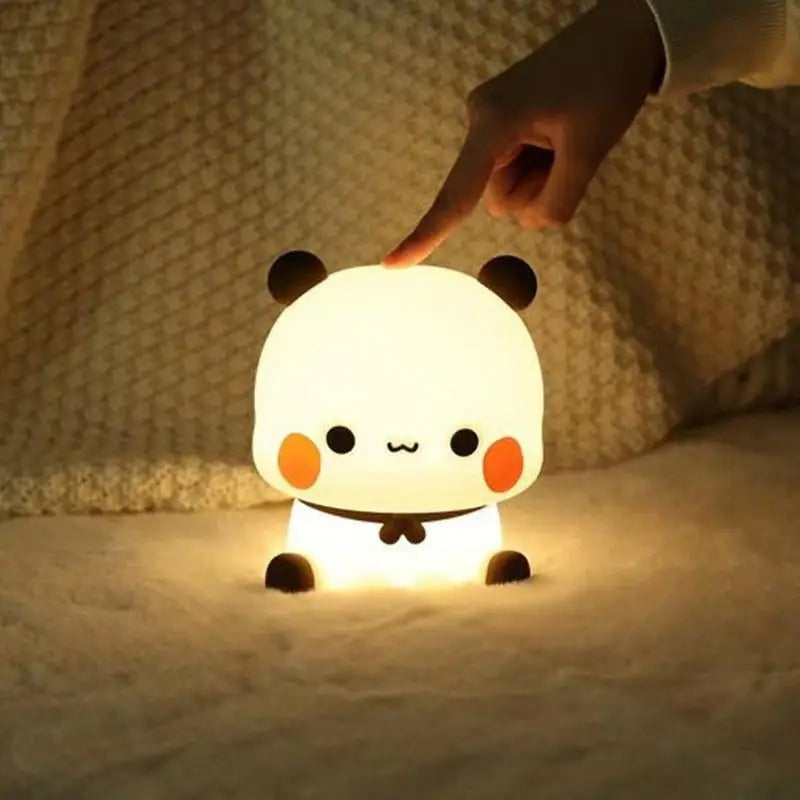 Kids Squishy Panda Led Night Light