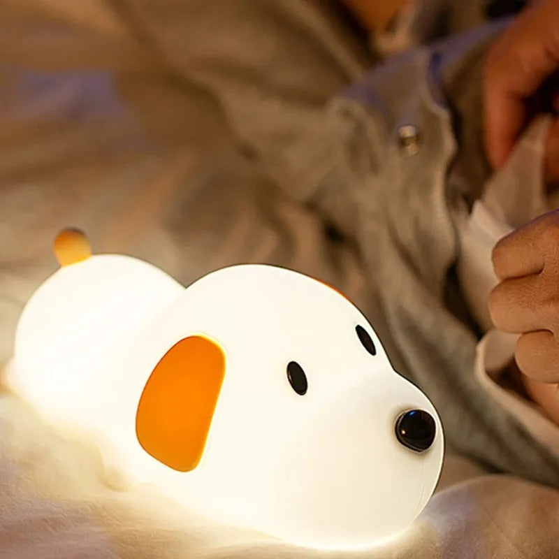 Kids Squishy Papa Puppy LED Night Light